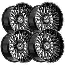 Set Of 4 Xf Off-road Xf-241 20x10 5x55x5.5 -12mm Blackmilled Wheels Rims Set Of 4 Xf Off-road Xf-241 20x10 5x55x5.5 -12mm Blackmilled Wheels Rims