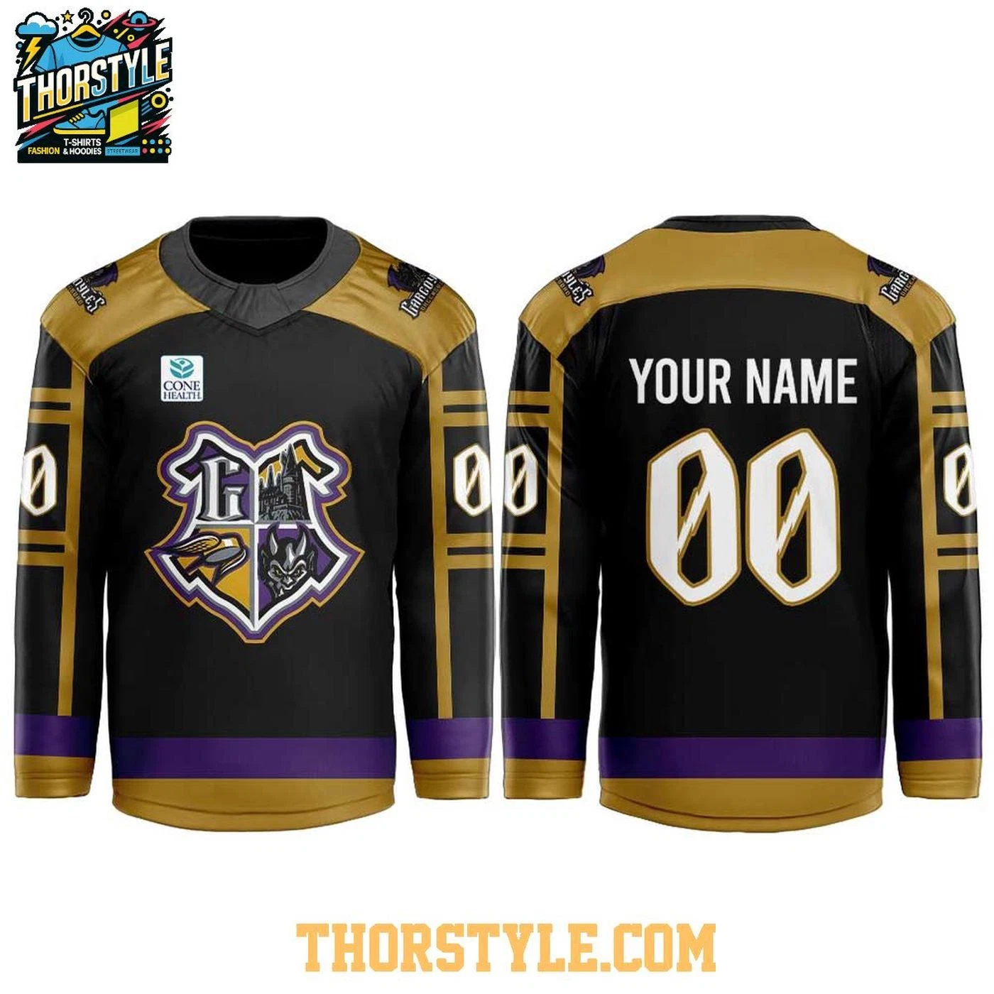 Personalize Greensboro Gargoyles 2026 Wizard Weekend Hockey Shirt Men's Fan Gear