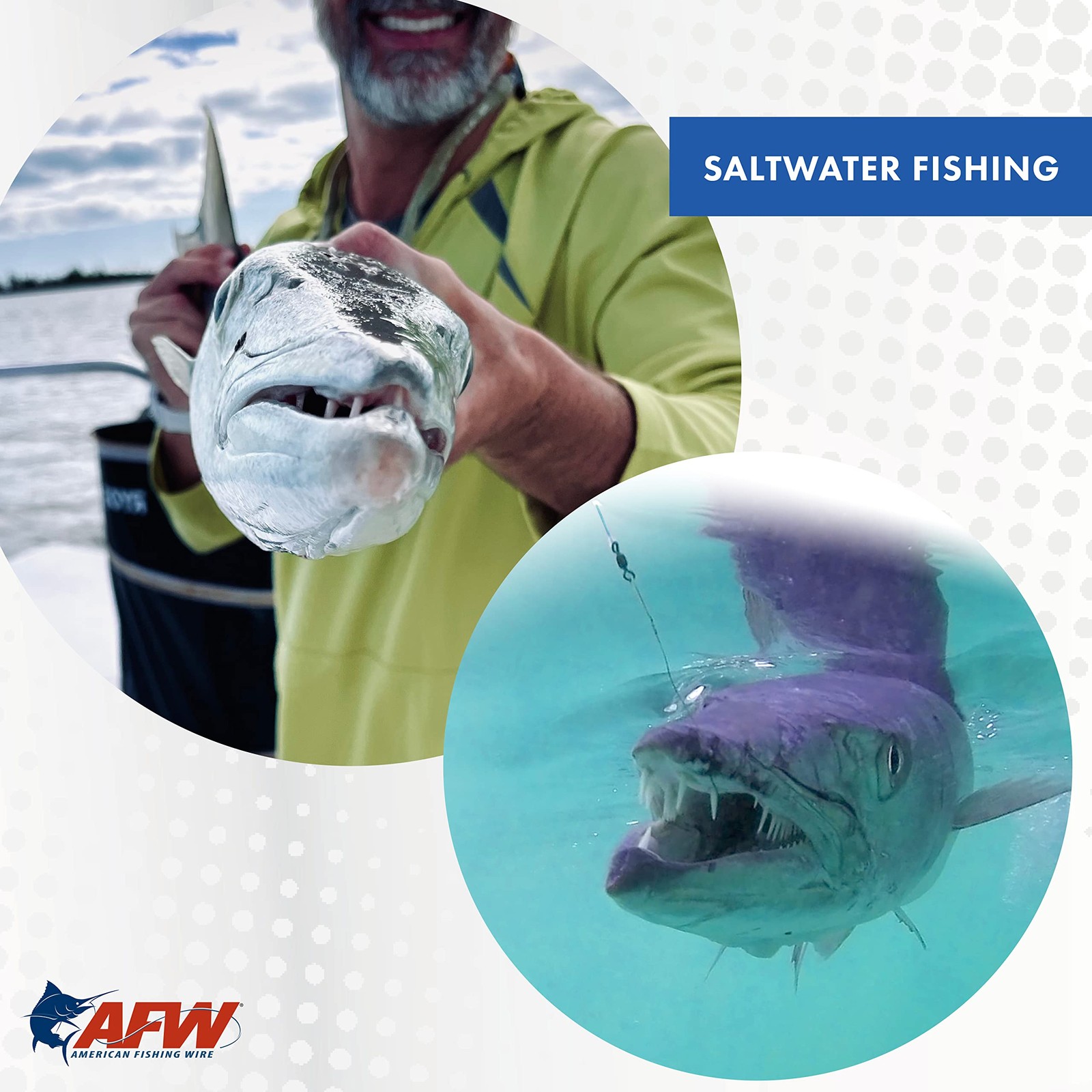 AFW Tooth Proof Stainless Steel Single Strand Hard Leader Wire - Bright and C...