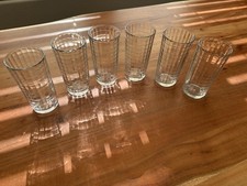 Vintage Pasabahce Block Optic Square Clear 5....