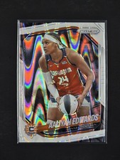 2025 Panini Prizm WNBA - Aaliyah Edwards #94 White Seismic Prizm