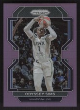 2022 Panini Prizm WNBA #102 Odyssey Sims Purple #/99