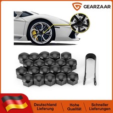 17mm Radschrauben Radmuttern Bolzen FÜR Opel FÜR Skoda mit ABZIEHER 20tlg Kappen
