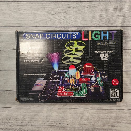 Elenco Snap Circuits Light SCL-175 Educational Electronics STEM Kit 175 Projects