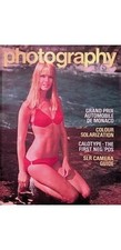 1969 Photo Magazine: Monaco GP Color Solarization  Agfa Optima Ad Photo