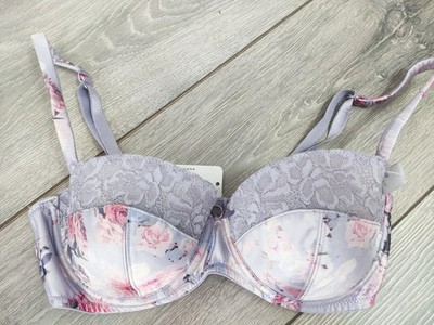 NEW Boux Avenue Lilac Harriet Balconette Bra Lingerie RRP £36 Padded