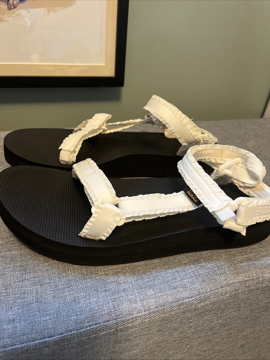 TEVA midform Universal Adorn White Womens Size 12