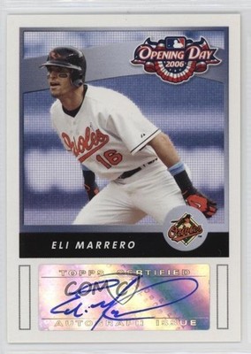 2006 Topps Opening Day Eli Marrero #ODA-EM Auto 0o9