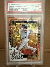 2024 Panini Donruss - Bomb Squad Francisco Alvarez #12 Gold Ice /10