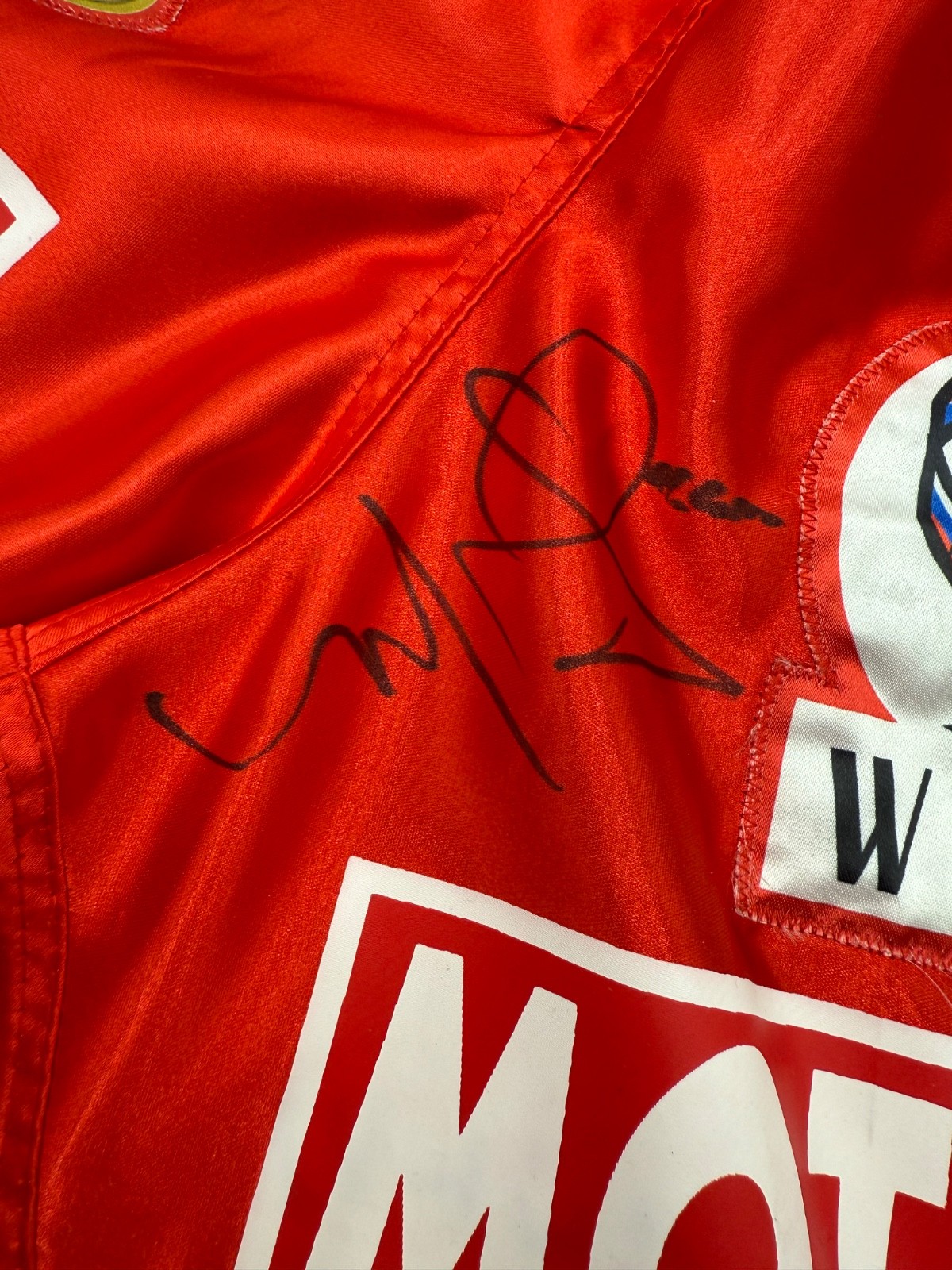 Manny Pacquiao and Miguel Cotto Autographed Boxing Trunks PSA/DNA Authenticated view 3