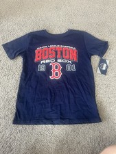 MLB GENUINE MERCHANDISE BOSTON RED SOX YOUTH LARGE T SHIRT SIZE LARGE 12/14 NWT