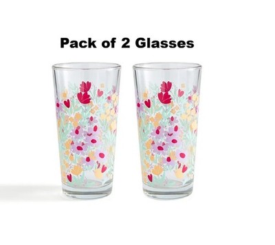 Wiesenglas (2 Stück) Blumenwiese Glas Blumengläser Blumenglas