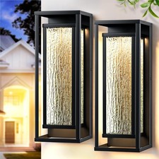 16'' LED Outdoor Wall Lights 2 Packs, 3000K Porch Lights Outdoor Sconce Light...
