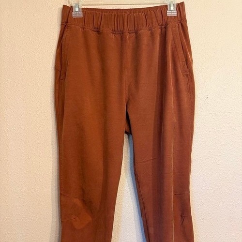 Lululemon Lab Lisse Jogger Dark Terracotta Colorway Cupro Blend Womens 6