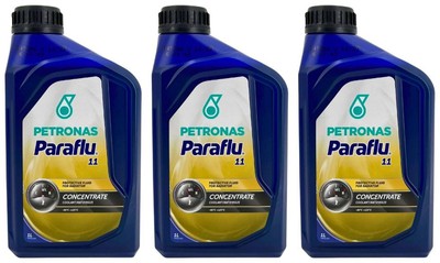 3l Kühlerfrostschutz PETRONAS PARAFLU 11, blau Kühlflüssigkeit Konzentrat