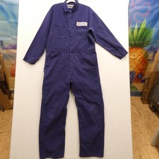 Saturn Coveralls Vintage automotive Skilled trades mechanic Navy Blue 48-RG