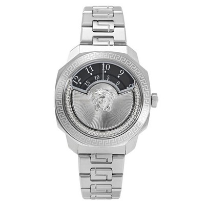 Versace Diros VQU030015 Silver Dial New Men s Watch