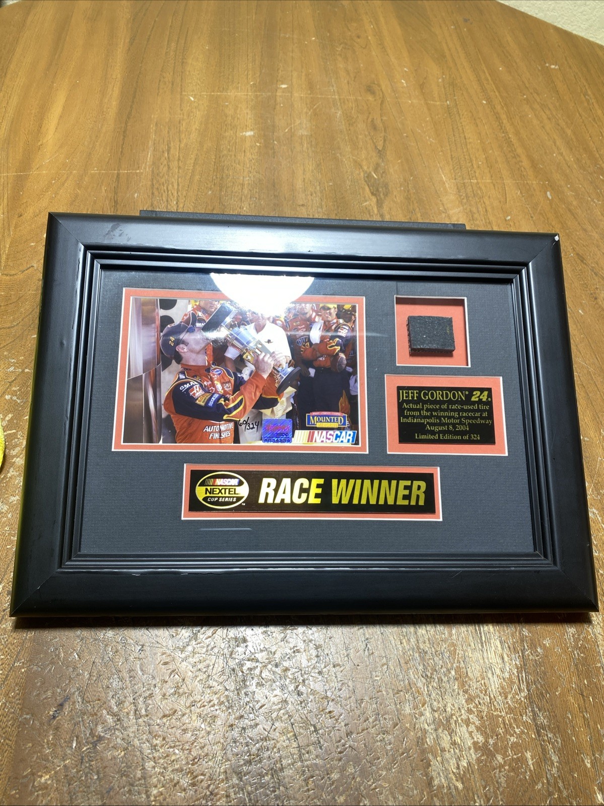 2004 NASCAR Indianapolis Jeff Gordon  #24 Race Winner Nextel Cup Series 60/324