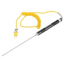 K Type Surface Thermocouple Temperature Probe -58 to 1112°F 5.6ft Flat Head