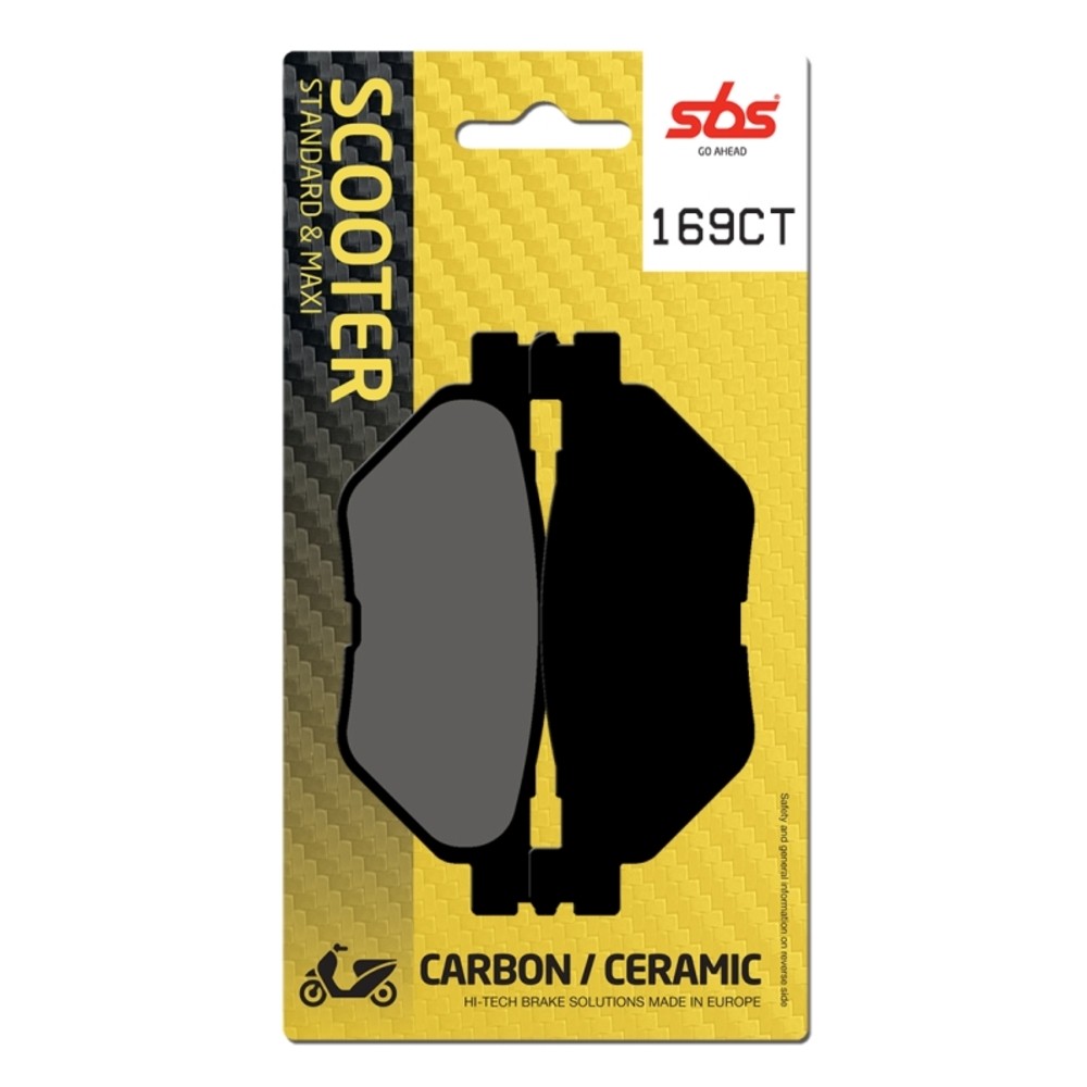SBS P169-CT Brake Pad For Motorcycle Spare Parts Accessories Replacement Parts