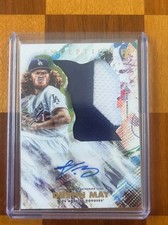 2020 Topps INCEPTION #29/90 Dustin May RPA Jumbo Patch Relic Auto Jersey