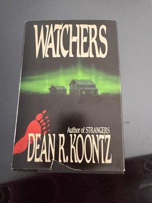Watchers by Dean Koontz: 1987 1st Edition HC w/Dust Jacket