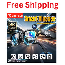 8K AI Smart Glasses Camera Touch Control Translation Voice Assistant Music Calli