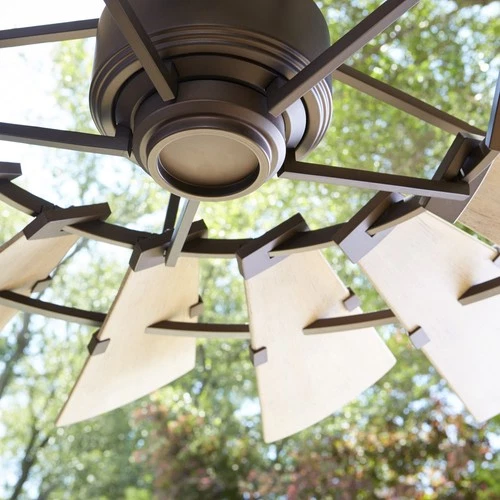 Windmill - 60 Inch Patio Fan-Oiled Bronze Finish Patio Fan Quorum Lighting - Picture 7 of 12