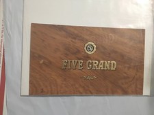 Five Grand Cigar Box Label VG 