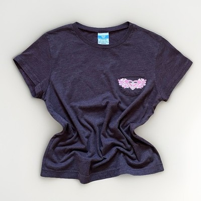 Vintage 90s Roxy Baby Tee Size made in usa surf