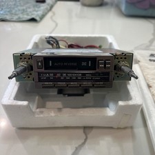 Vintage K Mart Deluxe Amfm Car Stereo Cassette Auto Reverse Open Box