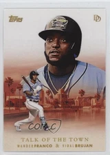 2022 Topps On Demand Dynamic Duals Red /10 Wander Franco Vidal Brujan Rookie RC