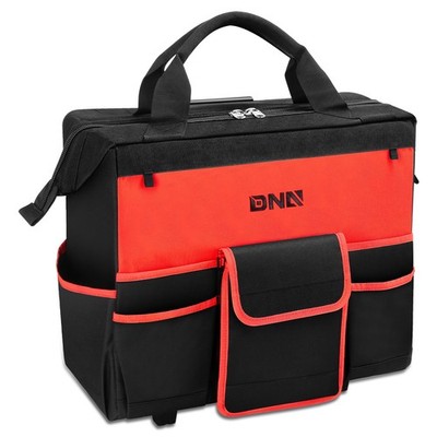 18''L x 8.8''W x 14.5''H 600 Denier Oxford Rolling Tool Bag w/ Telescoping Handle