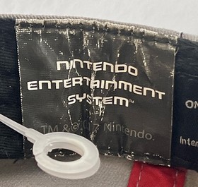Nintendo NES Game Controller Snapback Hat Cap Gray Adjustable 