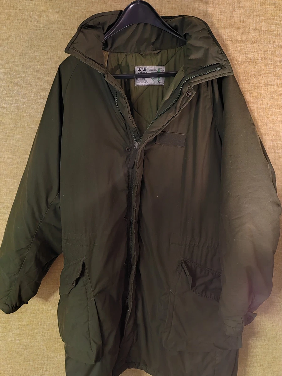 Swedish Army Ｍ-90 ECWCS Parka Black swedish army parka products for sale | eBay UK