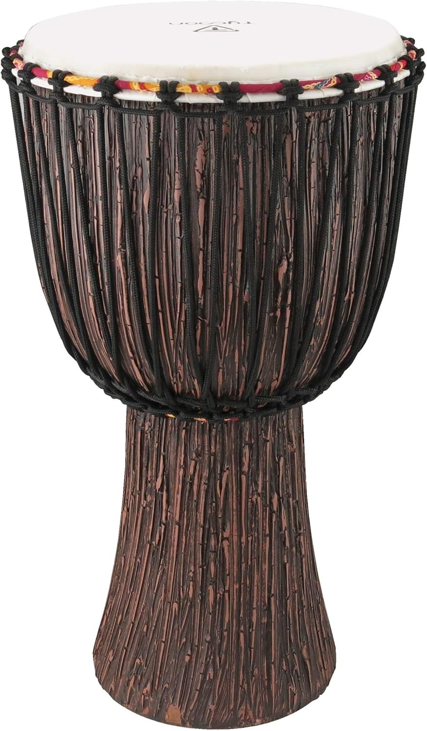 Tycoon Supremo African Djembe Drum w/ 10" Head - Lava Wood Finish