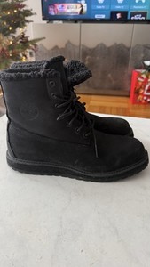 Men's Timberland Richmond Ridge Black Fur Lined Boots (TB0A2M55 001) Size 8 US