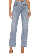 AGOLDE 90'S PINCH WAIST HIGH RISE STRAIGHT JEANS SIZE 25