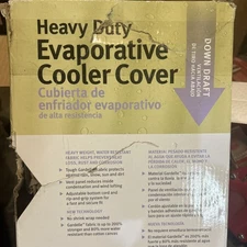 Classic Accessories Heavy Duty Evaporative Cooler Cover 41”W x 41”D x 37”H (READ