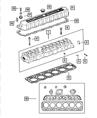 Genuine Mopar Cylinder Head Cover 53020323