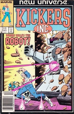 Kickers, Inc. #2 (Newsstand) VG; Marvel | low grade - New Universe - w/Bag+Board