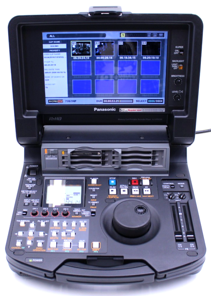 Panasonic AJ-HPM200 P2HD Portable P2 Card Recorder Player Editor