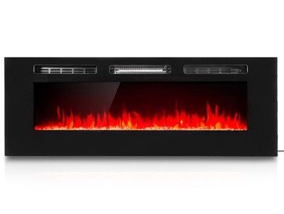 50'' Electric Fireplace Recessed insert or Wall Mounted Standing Electric Heater