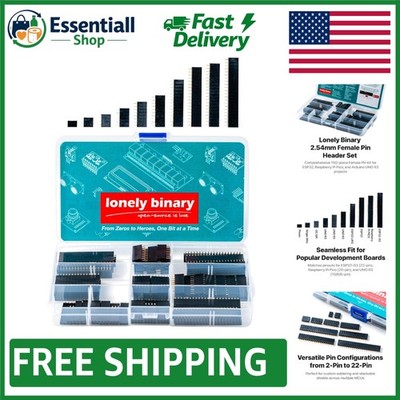 Versatile 160-Piece Female Header Kit - Ideal for DIY Electronics Projects