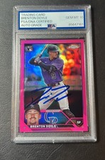 2023 Topps Chrome Update Brenton Doyle Pink Refractor PSA 10 Auto RC USC172