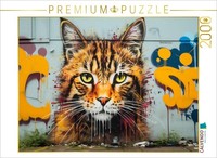 "Calvendo Puzzle A Motif From The Calendar \"Graffiti Cats\" | 2000 Pieces, Finishe"