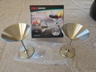 New OGGI Bakeware Set 2 Stainless Steel Martini Goblets 8oz Unbreakable Cocktail — photo 1