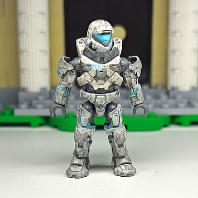 Custom Halo Mega Construx Bleached Bone Firefall ODST, 3d printed armor