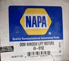 NAPA Remanufactured Window Lift Motor 49-8152