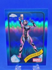 2025 Topps Chrome Marvel IRONHEART Blue Refractor /299 #71